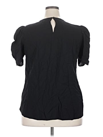 Plush Short Sleeve Blouse (view 2)