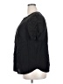 Plush Black Short Sleeve Blouse Size 18 - photo 5