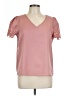 Shein Pink Short Sleeve Blouse Size L - photo 1