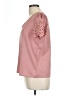 Shein Pink Short Sleeve Blouse Size L - photo 5