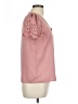Shein Pink Short Sleeve Blouse Size L - photo 4
