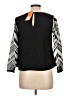 Khaadi Black Long Sleeve Blouse Size 10 - photo 2