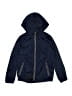 E-Land American 100% Nylon Solid Blue Jacket Size 8 - photo 1
