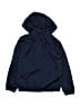 E-Land American 100% Nylon Solid Blue Jacket Size 8 - photo 2
