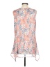 Fever 100% Polyester Orange Sleeveless Blouse Size L - photo 2