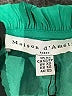 Maison d' Amelie 100% Polyester Green 3/4 Sleeve Blouse Size XS - photo 7