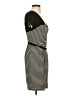 BCBGMAXAZRIA Stripes Black Casual Dress Size 2 - photo 4