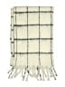 Unbranded Checkered-gingham Ivory White Scarf One size - photo 2