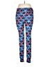 Lularoe Print Blue Active Pants Size 1X (Tall & Curvy) - photo 1