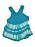 Justice 100% Rayon Tie-dye Teal Dress Size 8 - photo 1