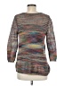John Paul Richard 100% Polyester Metallic Gray Blue Pullover Sweater Size XL (estimated) - photo 2