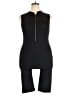 Assorted Brands Solid Black Romper Size 2X - photo 1