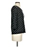 Talbots Polka Dots Black 3/4 Sleeve Top Size S - photo 4