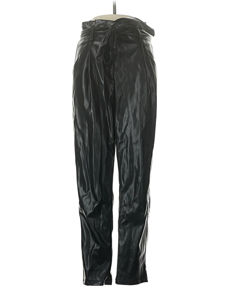 Pre-owned And Now This Faux Leather Pants In Black