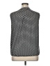 Max Studio Polka Dots Black Sleeveless Button-Down Shirt Size XL - photo 2