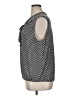 Max Studio Polka Dots Black Sleeveless Button-Down Shirt Size XL - photo 5