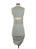 Shein Solid Gray Casual Dress Size 4 - photo 2
