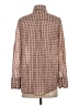 Tory Burch 100% Cotton Print Brown White Long Sleeve Button-Down Shirt Size 0 - photo 2