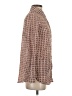 Tory Burch 100% Cotton Print Brown White Long Sleeve Button-Down Shirt Size 0 - photo 4
