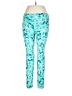 Lularoe Print Teal Active Pants One size - photo 1