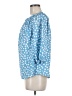 Unbranded 100% Polyester Blue 3/4 Sleeve Blouse Size M - photo 5