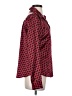 George Hearts Red Long Sleeve Blouse Size S - photo 4