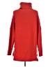 Lillusory Red Orange Turtleneck Sweater Size M - photo 2