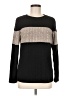 MIHOLL Color Block Black Pullover Sweater Size M - photo 1