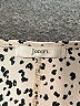 Jodifl Animal Print Ivory Short Sleeve Blouse Size S - photo 7