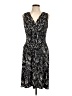 Nine West Animal Print Black Cocktail Dress Size 10 - photo 1