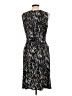 Nine West Animal Print Black Cocktail Dress Size 10 - photo 2