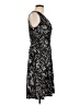 Nine West Animal Print Black Cocktail Dress Size 10 - photo 4
