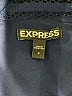 Express 100% Polyester Chevron-herringbone Blue Cocktail Dress Size 4 - photo 4