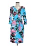 David Meister Paisley Blue Casual Dress Size 6 - photo 1