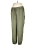 Maitai 100% Polyester Solid Green Casual Pants Size 1X - photo 1