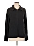 Eileen Fisher Solid Black Track Jacket Size L - photo 1