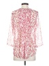 Paradigma Pink 3/4 Sleeve Blouse Size XS - photo 2
