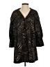 Simonton Says 100% Polyester Animal Print Gold Coat Size S - photo 1