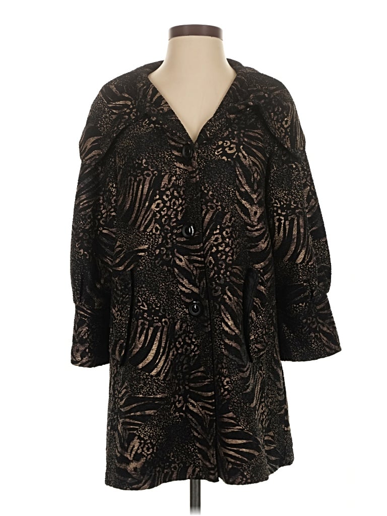 Pre-owned Simonton Says Coat In Gold