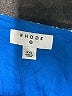Rhode 100% Cotton Argyle Blue Casual Dress Size XXS - photo 7