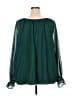 The Drop 100% Polyester Green Long Sleeve Blouse Size 3X - photo 2