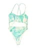 Aqua Tropical Green One Piece Swimsuit Size XS - photo 1