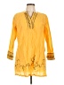 Assorted Brands Yellow Casual Dress Size L - photo 1