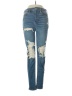 American Eagle Outfitters Graphic Blue Jeans Size 4 reg - photo 1