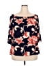 Assorted Brands Pink 3/4 Sleeve Blouse Size 2X - photo 1