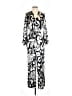 Zara Graphic Ivory Jumpsuit Size S - photo 1