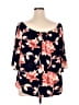 Assorted Brands Pink 3/4 Sleeve Blouse Size 2X - photo 2
