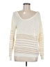 Heartloom Stripes Ivory Pullover Sweater Size M - photo 1