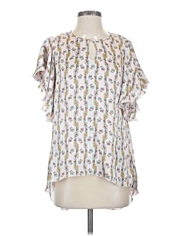 Melissa McCarthy Seven7 Short Sleeve Blouse (view 1)