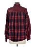 Umgee 100% Cotton Plaid Red Long Sleeve Button-Down Shirt Size M - photo 2